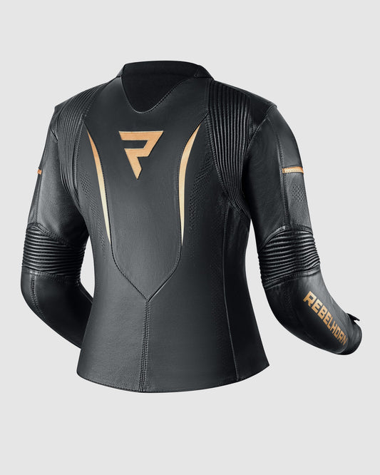 Rebel Femme Blouson Moto Or