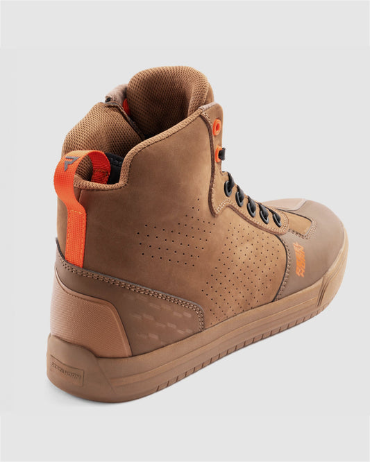 Spike Bottes Moto Marron