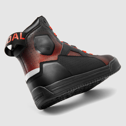 Rebelhorn Vandal II Black/Red Bottes Moto