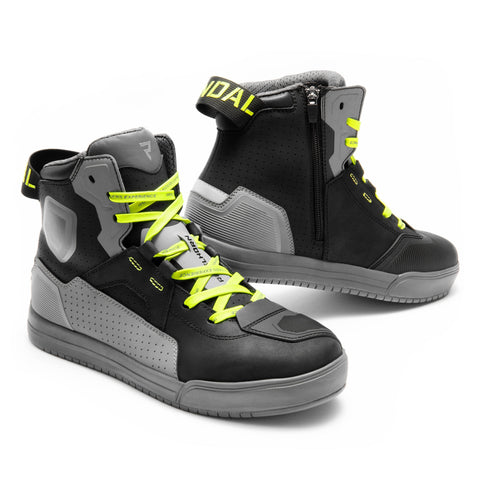 Rebelhorn Vandal II Black/Grey/Fluo Bottes Moto