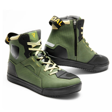 Rebelhorn Vandal II Green/Black/Orange Bottes Moto
