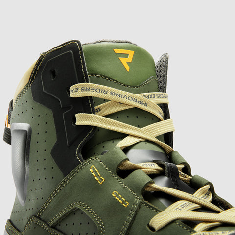 Rebelhorn Vandal II Green/Black/Orange Bottes Moto