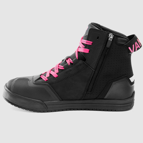 Rebelhorn Vandal II Black/Pink Bottes Moto pour Femme