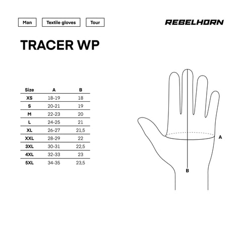 Rebelhorn Tracer WP Gants Moto