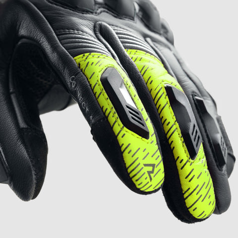 Rebelhorn Viper Black/Grey/Fluo Gants Moto