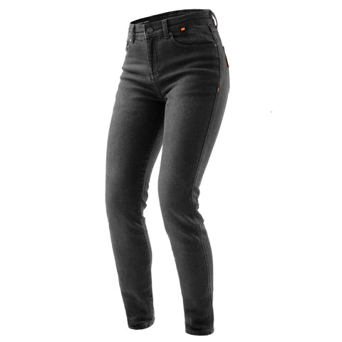 Rebelhorn Bronco Monocouche Black Délavé Jean Moto pour Femme