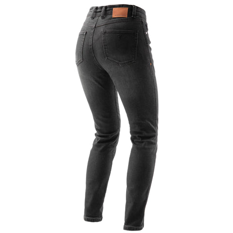 Rebelhorn Bronco Monocouche Black Délavé Jean Moto pour Femme