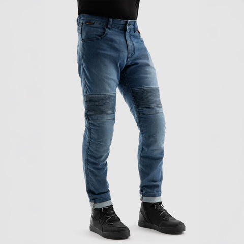 Rebelhorn Revolt Monocouche Blue Délavé Jean Moto