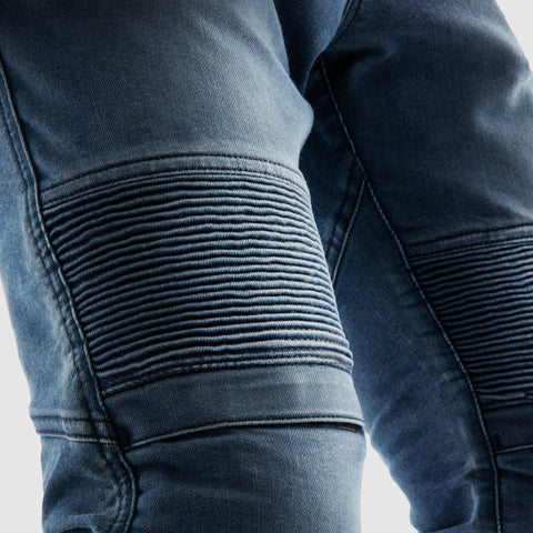 Rebelhorn Revolt Monocouche Blue Délavé Jean Moto