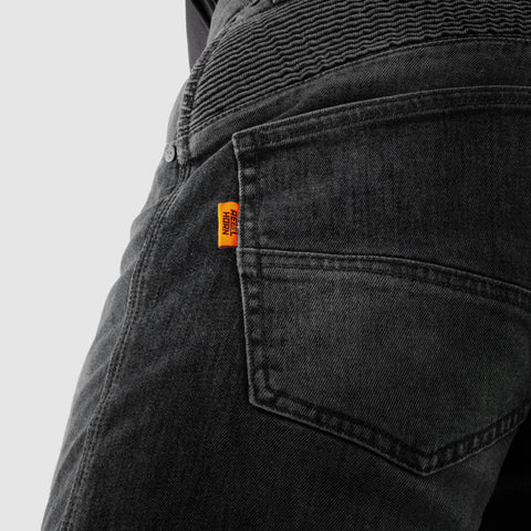 Rebelhorn Vandal Monocouche Black Délavé Jean Moto