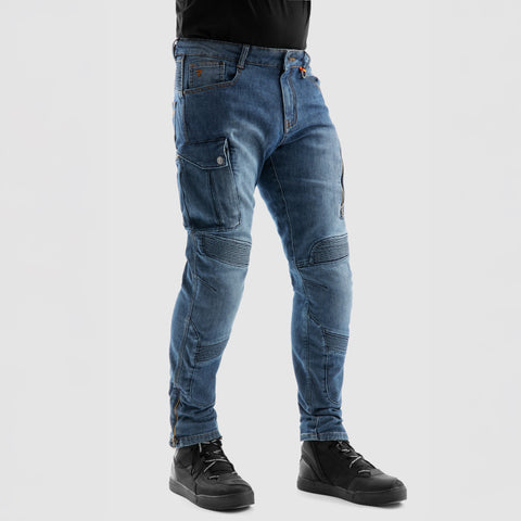 Rebelhorn Vandal Monocouche Blue Délavé Jean Moto