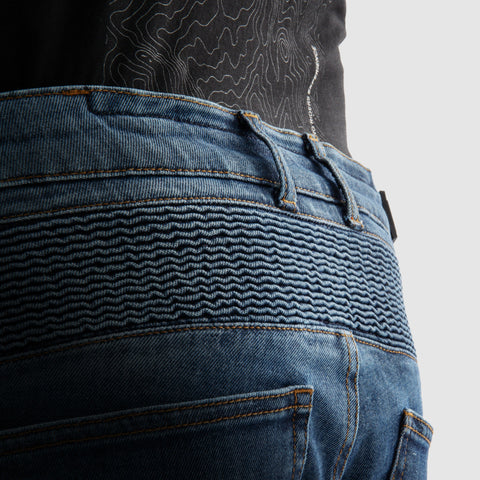 Rebelhorn Vandal Monocouche Blue Délavé Jean Moto