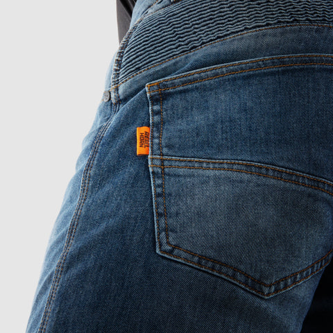 Rebelhorn Vandal Monocouche Blue Délavé Jean Moto