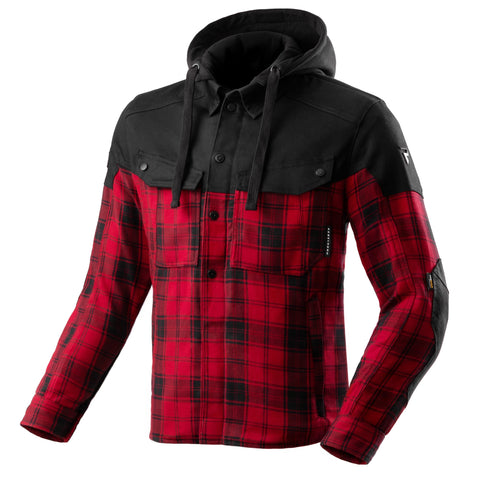 Shifter Noir/Rouge Chemise Moto