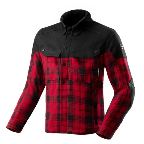 Shifter Noir/Rouge Chemise Moto