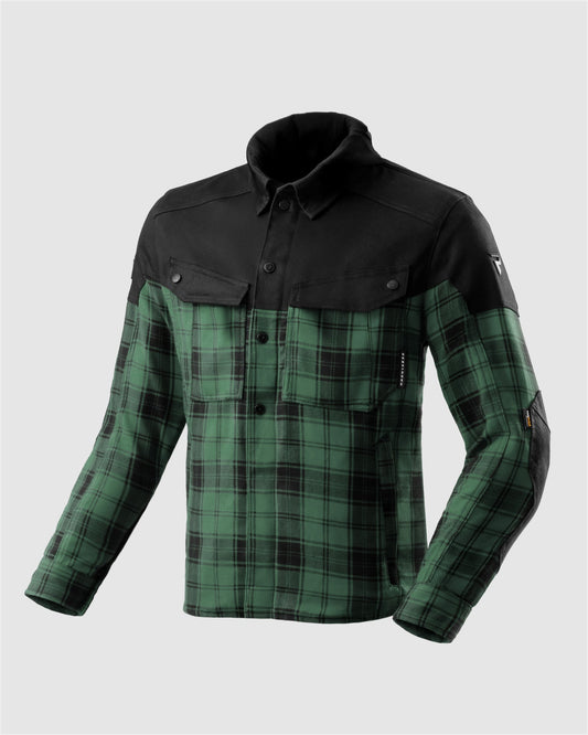 Shifter Chemise Moto Vert