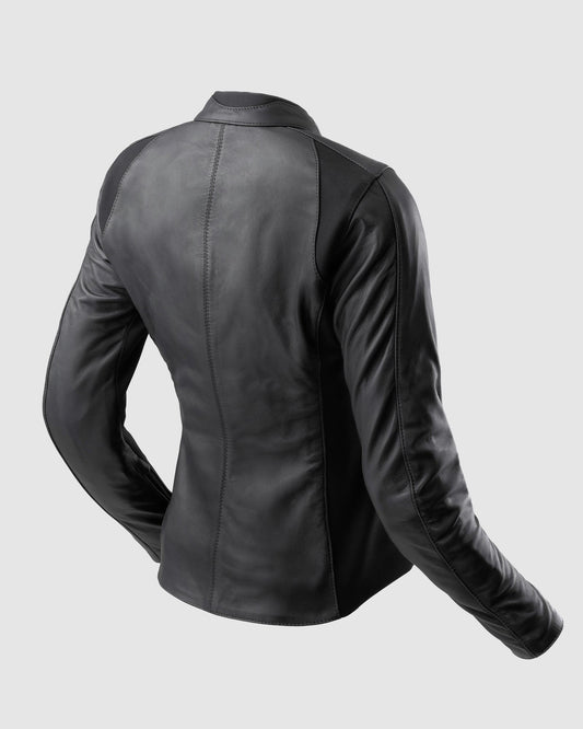 Siena Femme Blouson Moto Noir