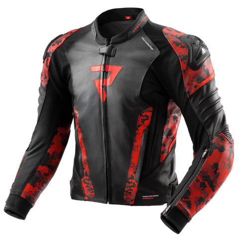 Rebelhorn Veloce Camo Black/Fluo Veste en Cuir
