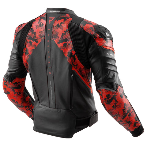 Rebelhorn Veloce Camo Black/Fluo Veste en Cuir