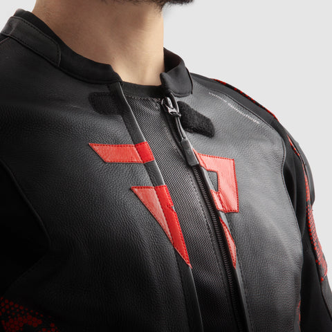 Rebelhorn Veloce Camo Black/Fluo Veste en Cuir