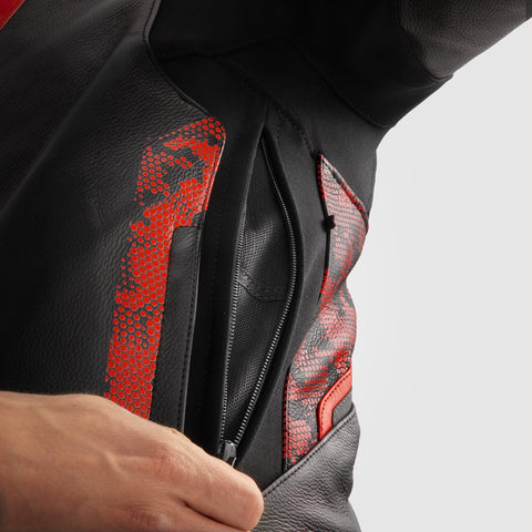 Rebelhorn Veloce Camo Black/Fluo Veste en Cuir