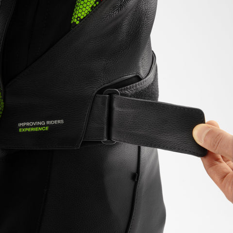 Rebelhorn Veloce Camo Black/Green/Fluo Veste en Cuir