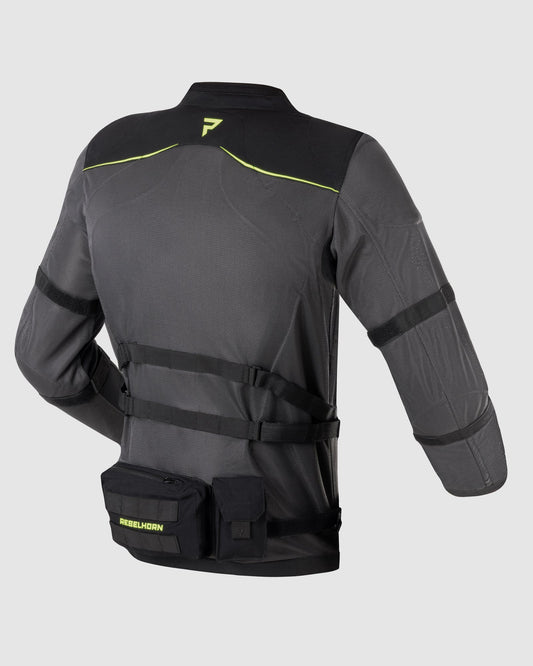 Brutale Blouson Moto Foncé Gris