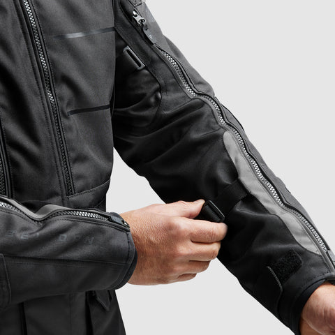 Cubby V Black Veste Moto Textile