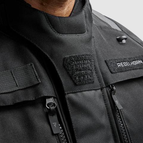 Cubby V Black Veste Moto Textile