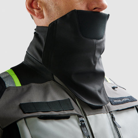 Cubby V Black Grey Fluo Veste Moto Textile