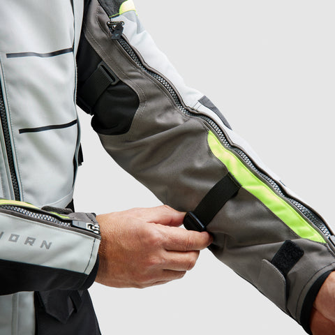 Cubby V Black Grey Fluo Veste Moto Textile