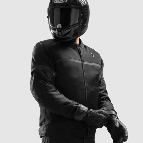 Echo Noir Veste Moto