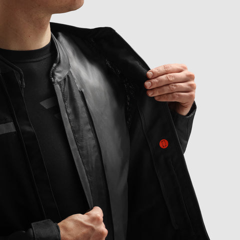 Echo Noir Veste Moto