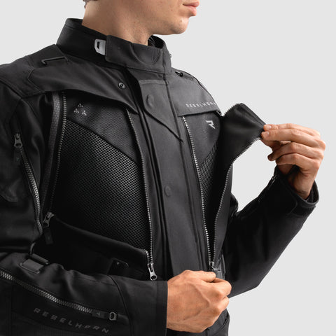 Rebelhorn Hardy 3.0 Black Veste Textile