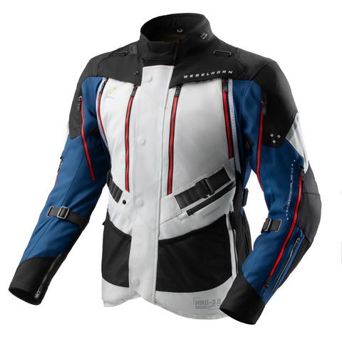 Rebelhorn Hardy 3.0 Blue/Grey/Red Veste Textile