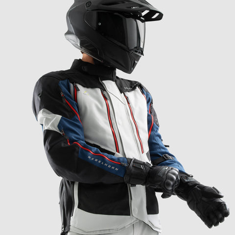 Rebelhorn Hardy 3.0 Blue/Grey/Red Veste Textile