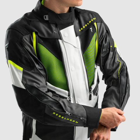 Rebelhorn Hardy 3.0 Black/Grey/Fluo Veste Textile