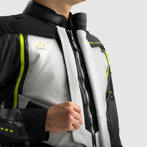 Rebelhorn Hardy 3.0 Black/Grey/Fluo Veste Textile