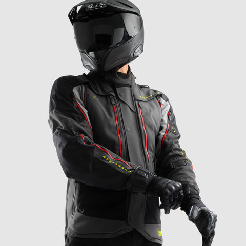 Rebelhorn Hardy 3.0 Anthracite/Grey/Yellow Veste Textile