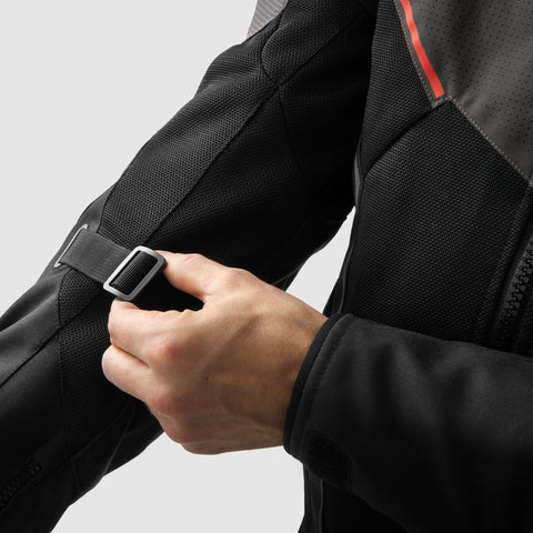 Rebelhorn Hiflow V Black/Grey/Red Veste Textile