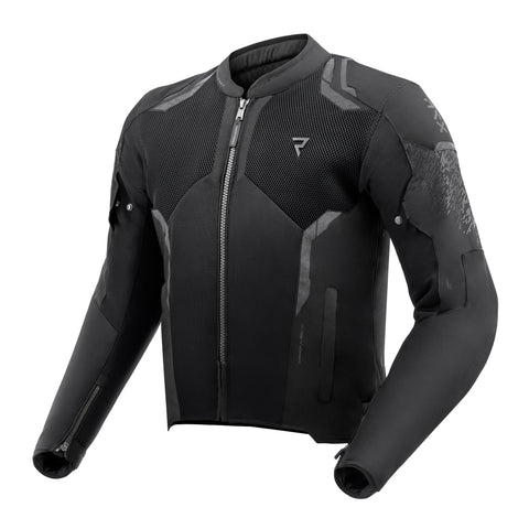 Jax Black Veste Moto Textile