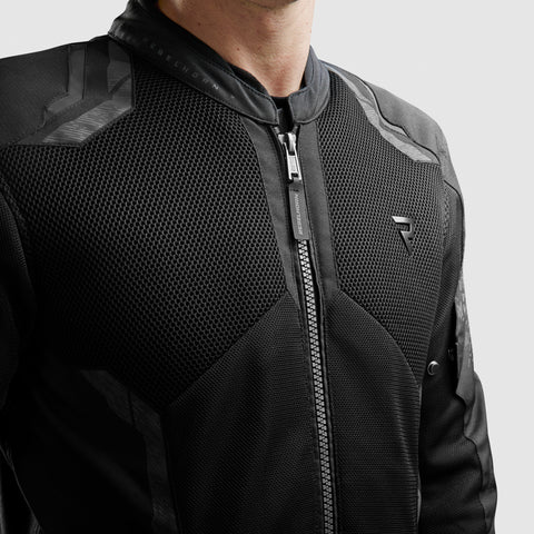 Jax Black Veste Moto Textile