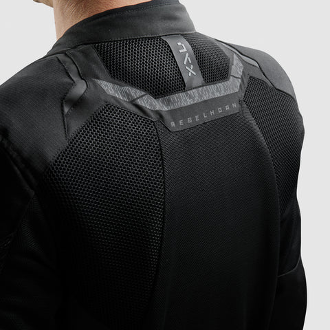 Jax Black Veste Moto Textile