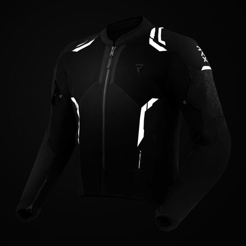 Jax Black Veste Moto Textile