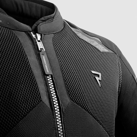 Jax Black Veste Moto Textile