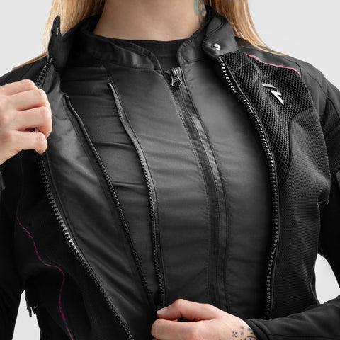 Rebelhorn Jax Lady Black/Pink Veste
