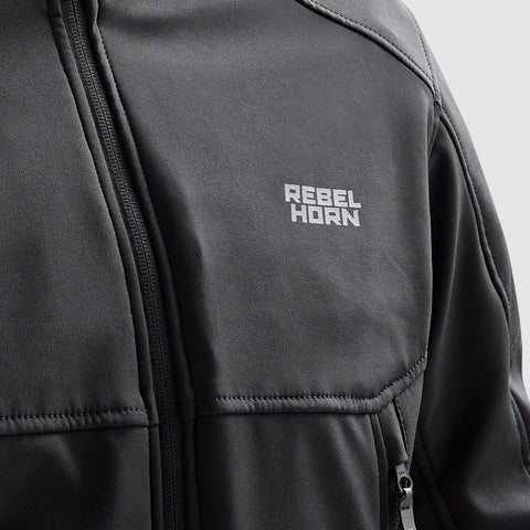 Veste de Moto en Textile Rebelhorn Slash Black