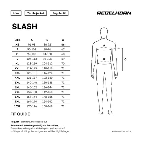 Rebelhorn Slash Black Veste Textile