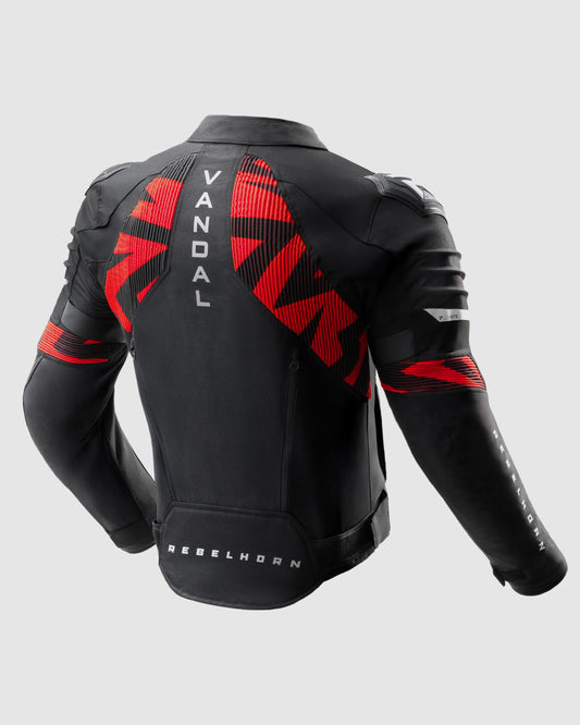 Vandal 2 TEX Veste Moto Rouge
