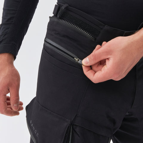 Range Black Pantalon Moto Textile